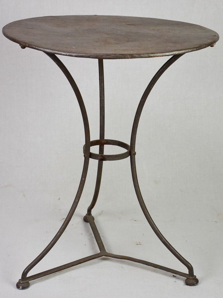 Early 20th century French garden table with original patina
