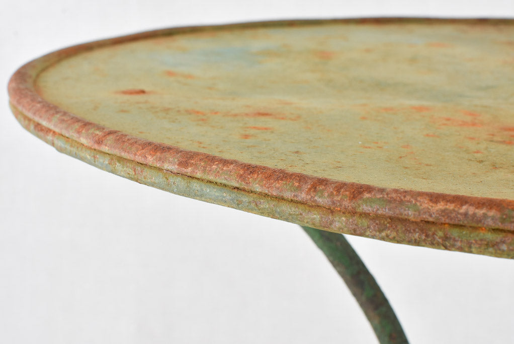 Early 20th century French Arras garden table 25½" x 28"
