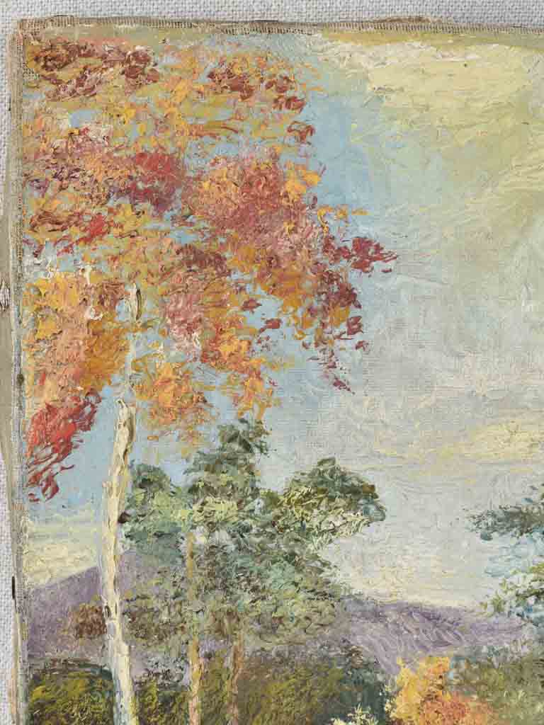 Vintage G Viossat Prominent Countryside Painting