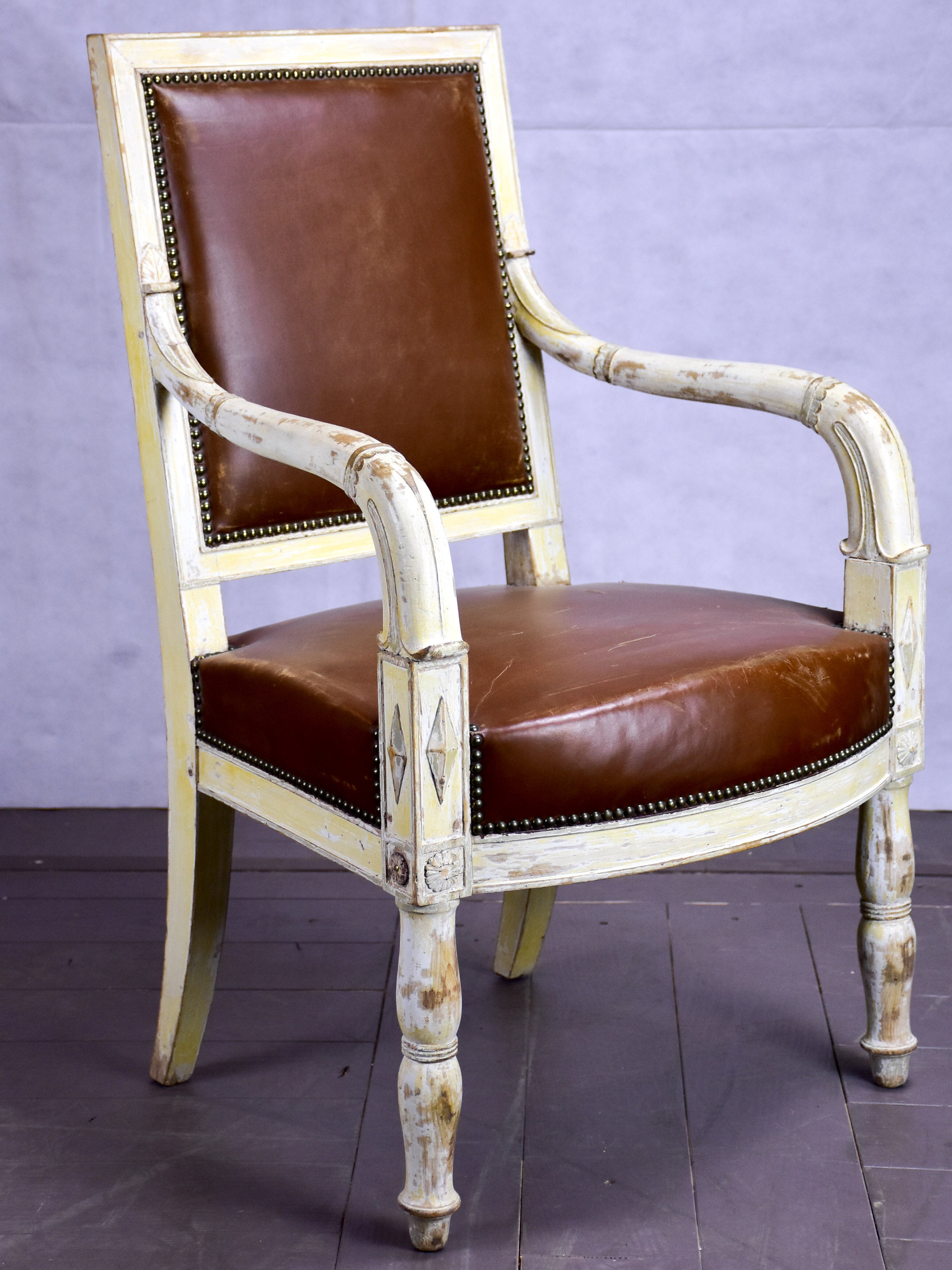 Four 19th century French armchairs