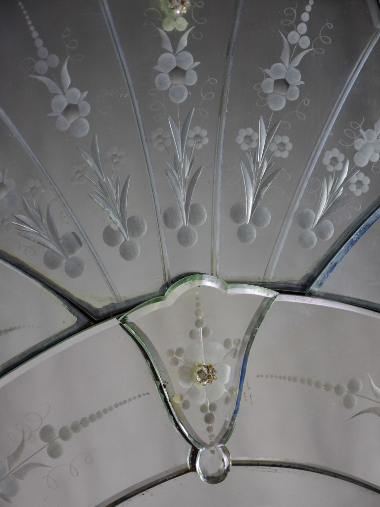 Richly Decorative Crest Mirror