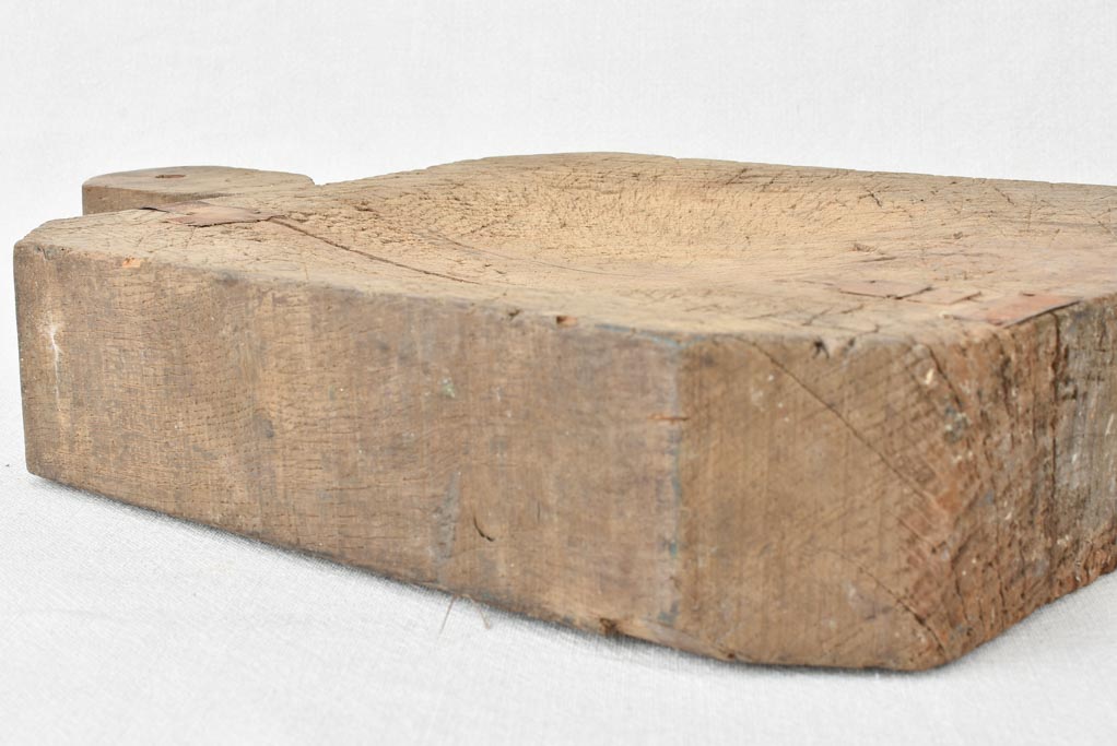 Extra large French cutting board with repairs 17¾" x 12¼"