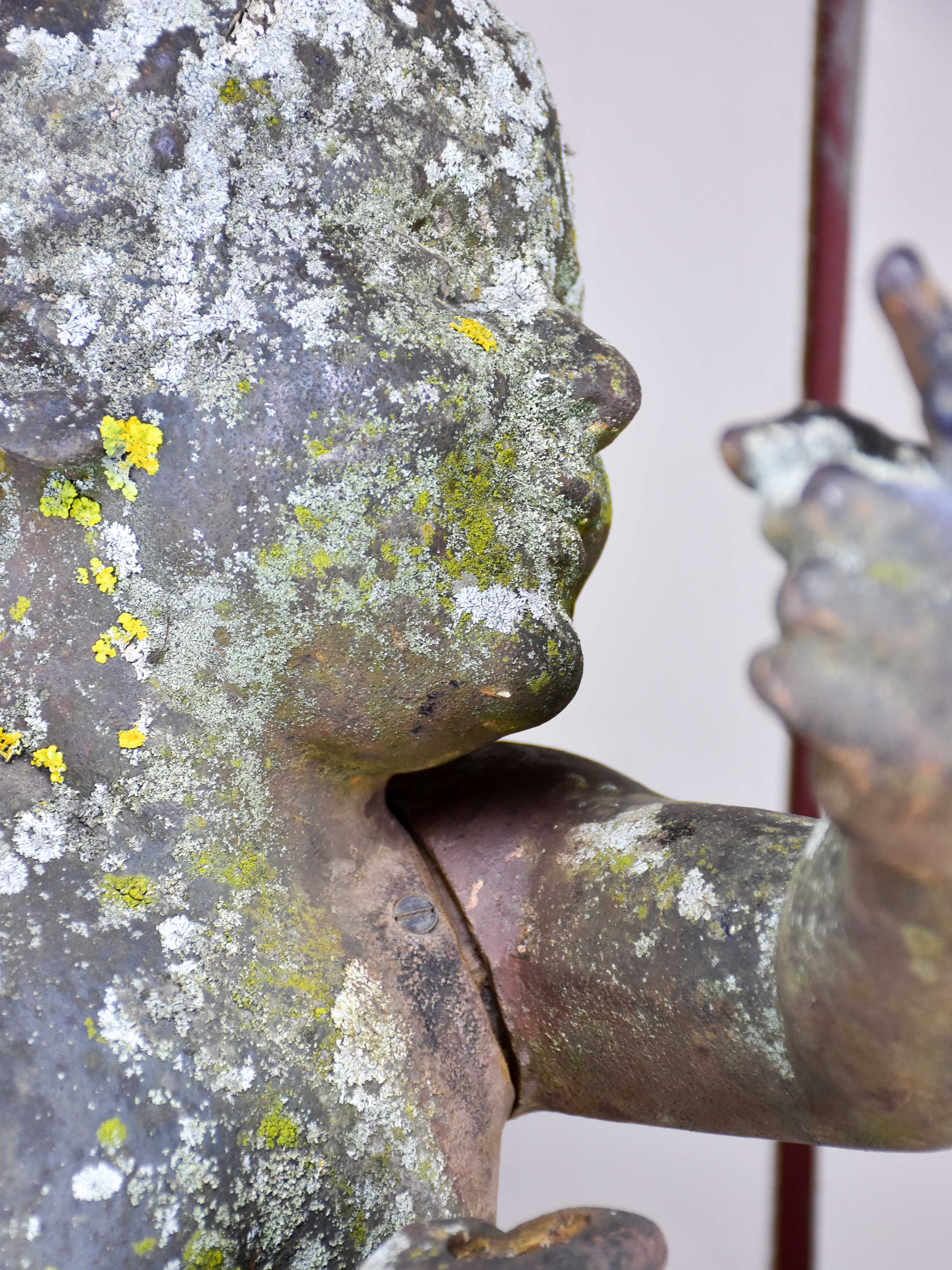 19th Century French garden statue of a child