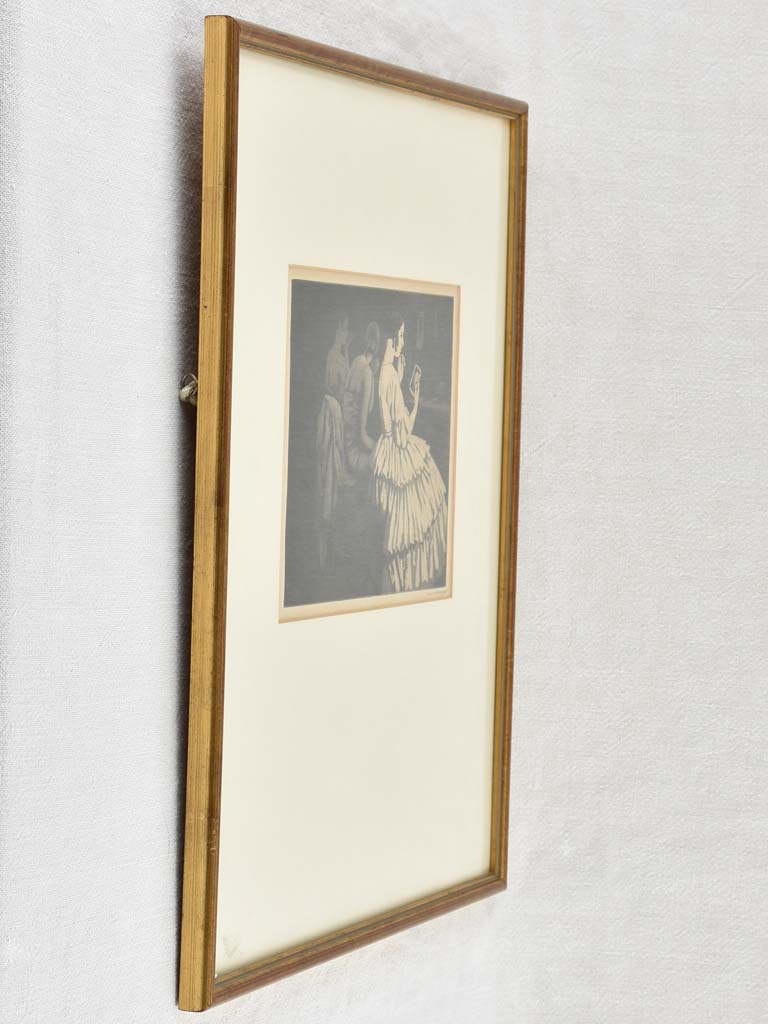 Dressing Room No. 2' - Dame Laura Knight - aquatint etching - signed 19¼" x 16¼"