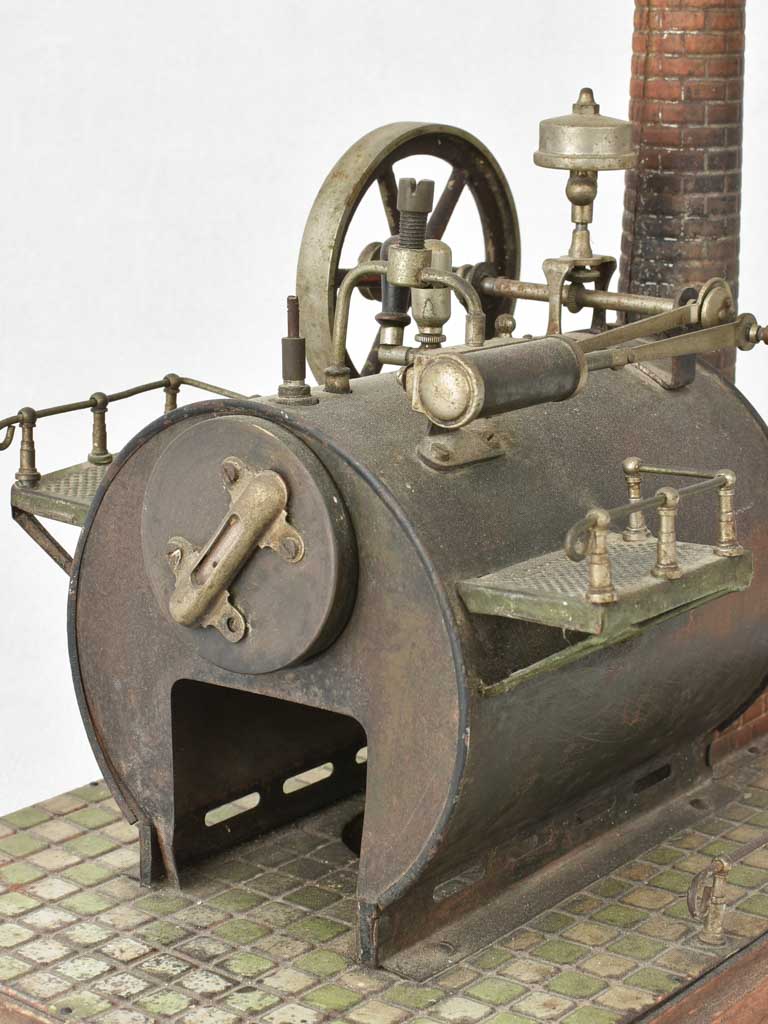 Late 19th century toy steam engine