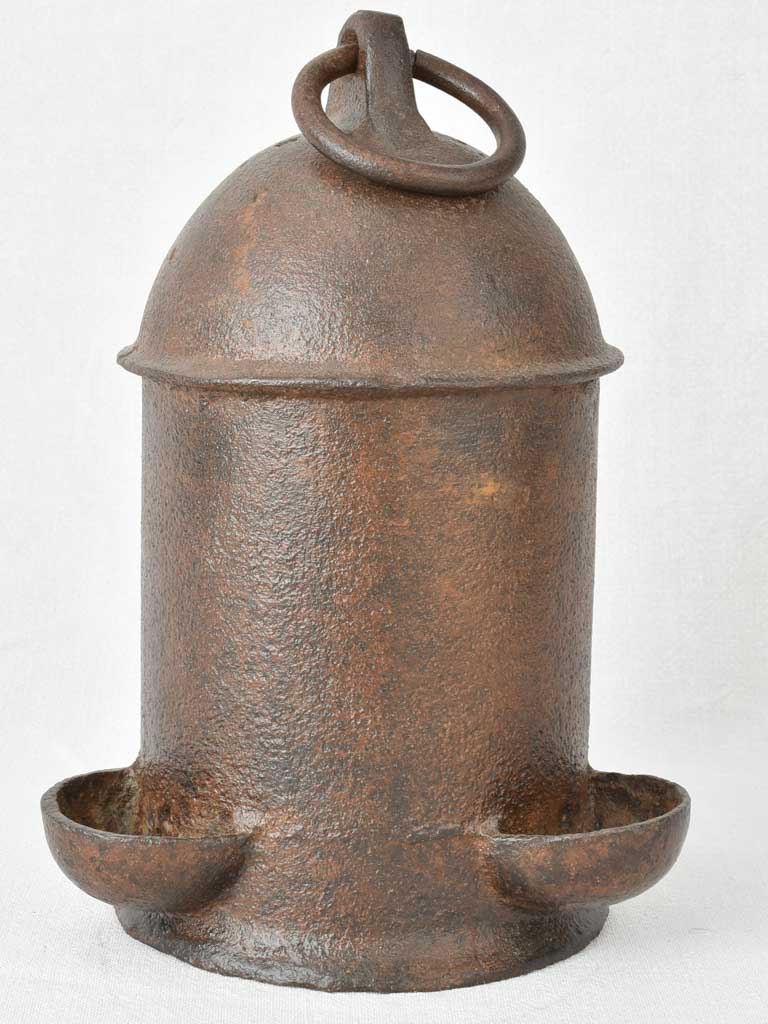 Cast iron bird water feeder