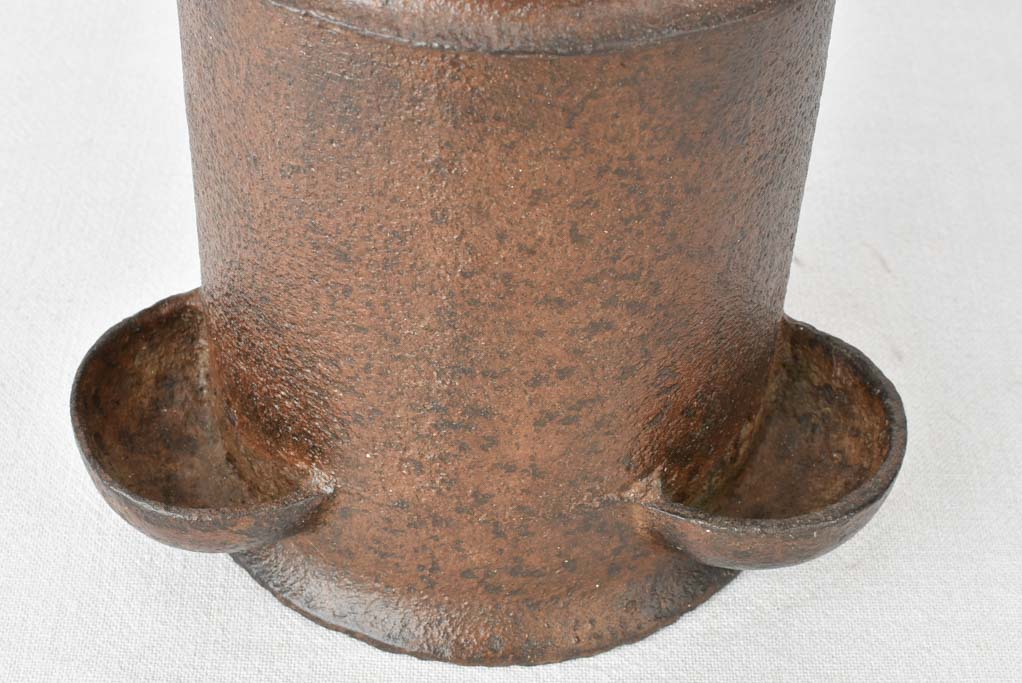 Cast iron bird water feeder