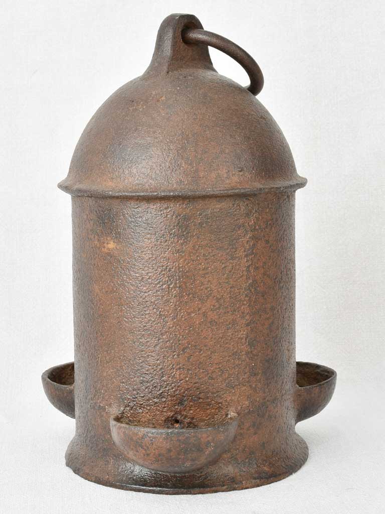 Cast iron bird water feeder