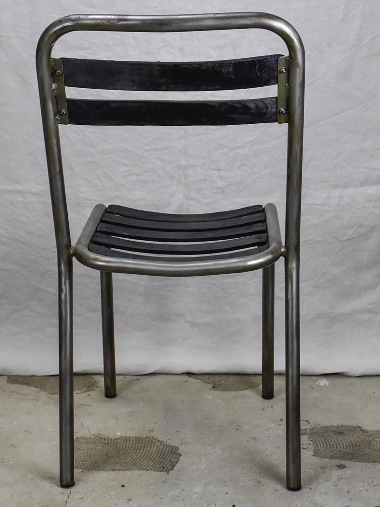 Set of six vintage French garden chairs - stackable