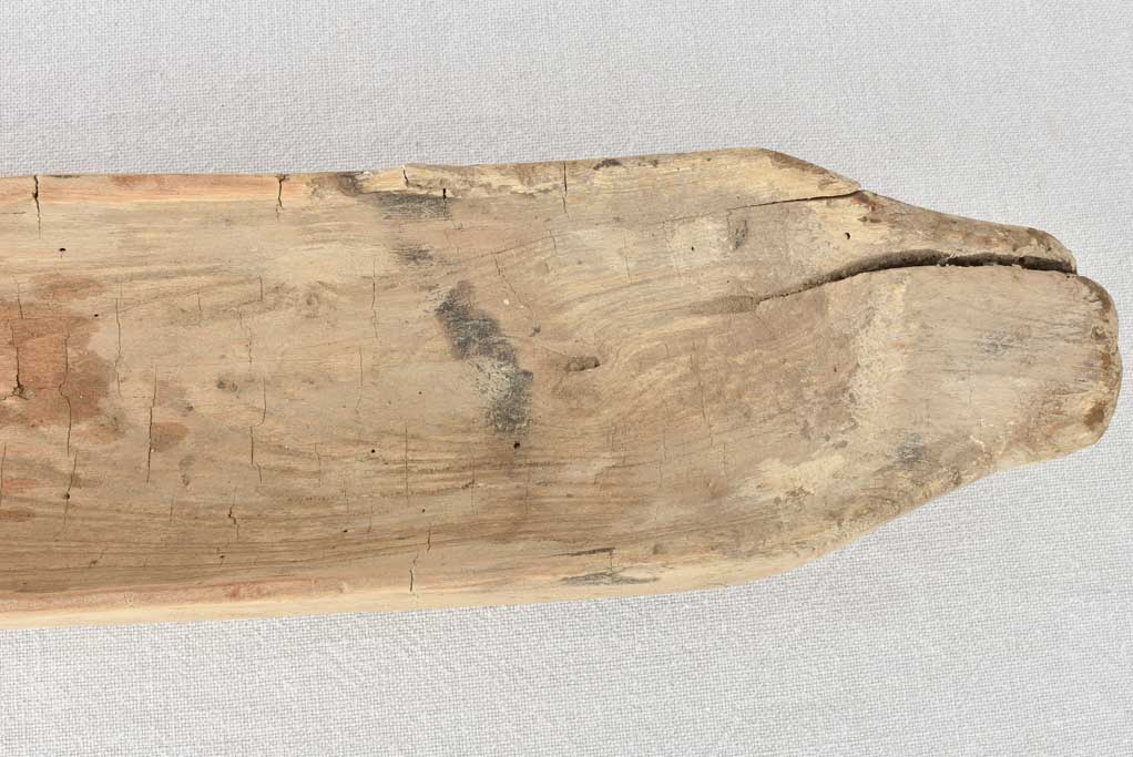 Primitive long wooden bowl 28¼"