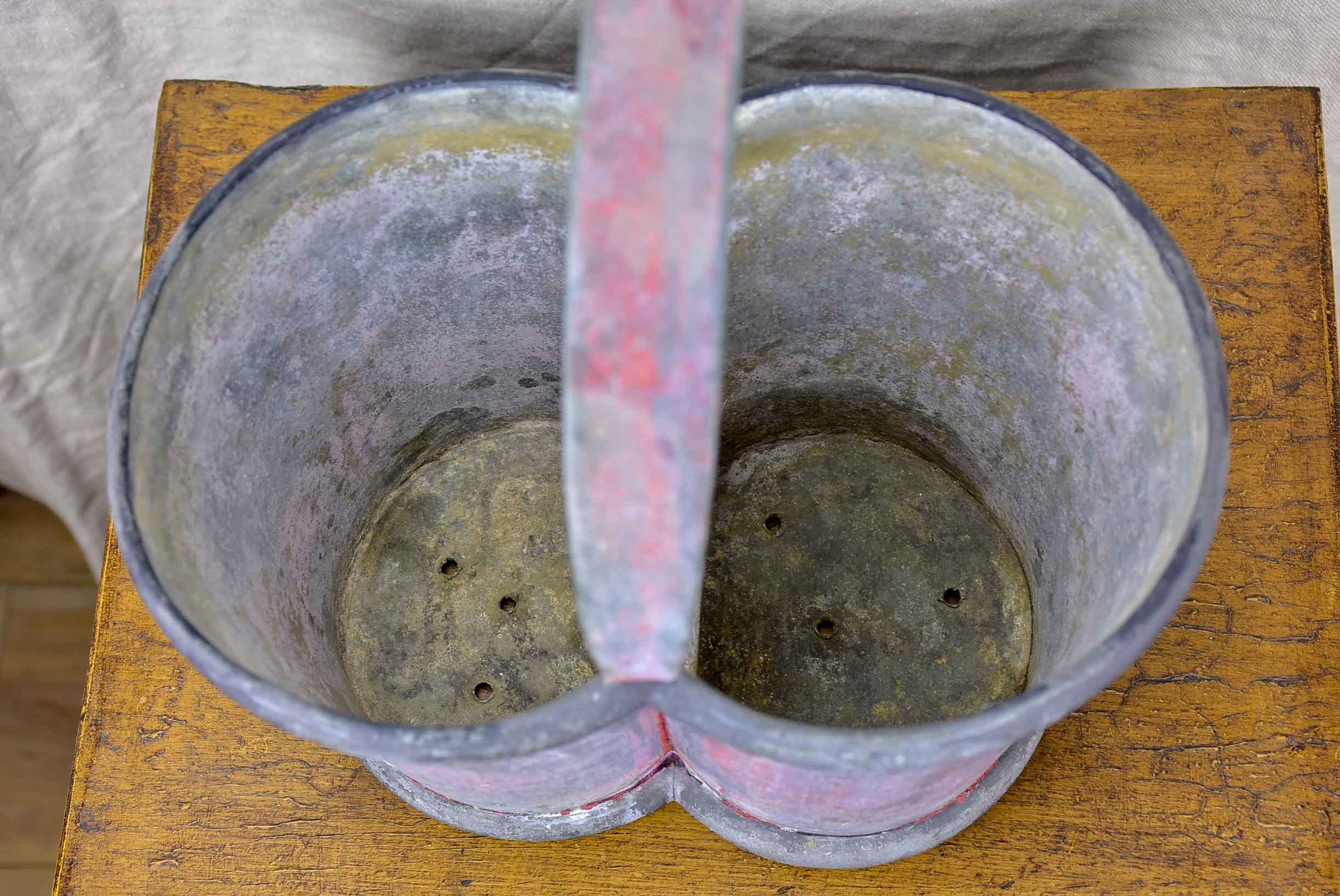 Rustic French bottle carrier