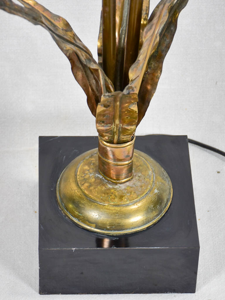 1970s Henri Fernadez flower lamp - floor lamp 56"