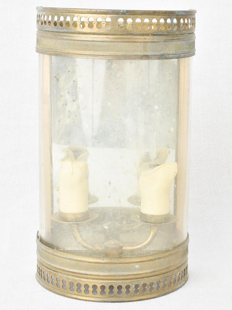 Pair of antique French curved sconces 9½"