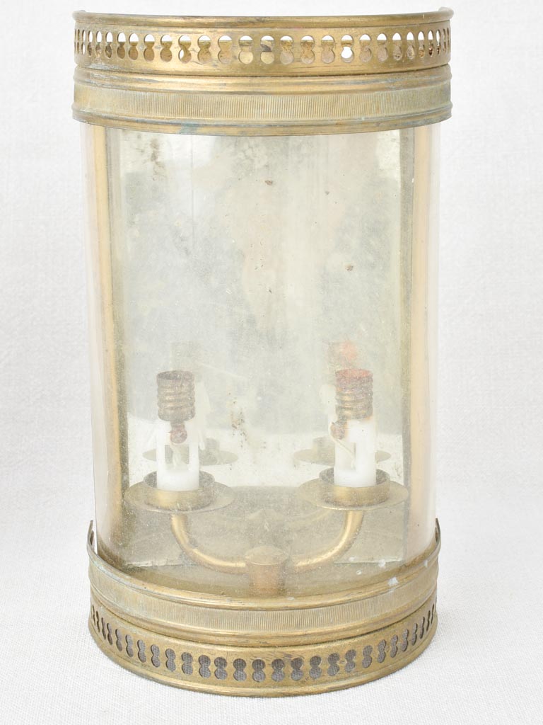 Pair of antique French curved sconces 9½"