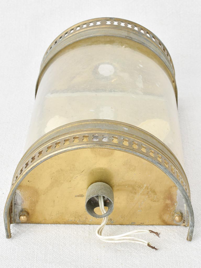 Pair of antique French curved sconces 9½"