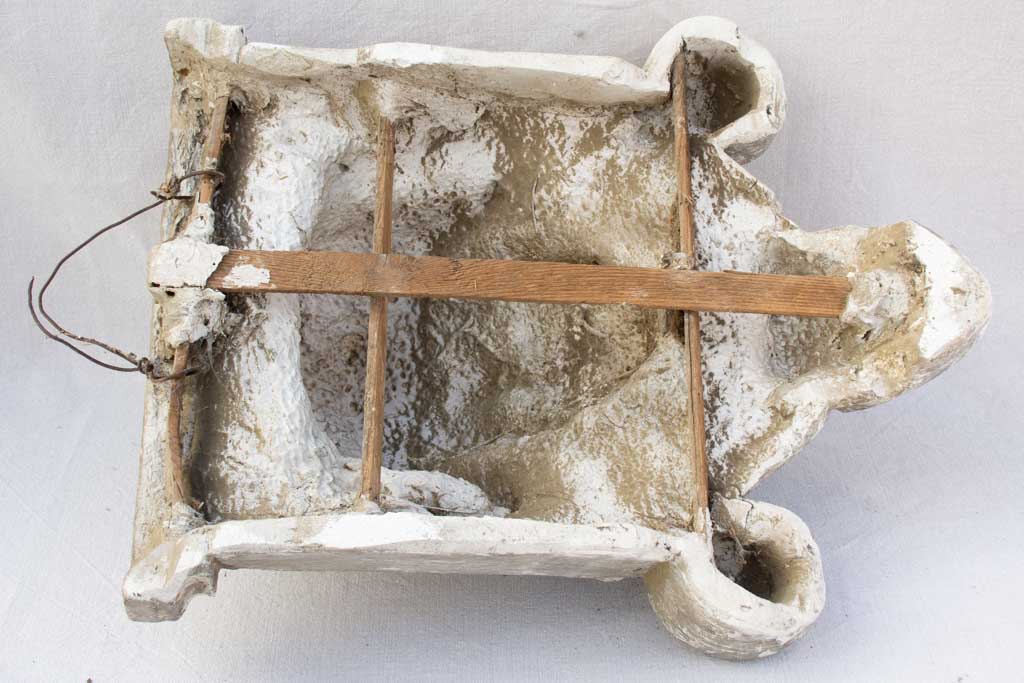 Large antique French plaster mold
