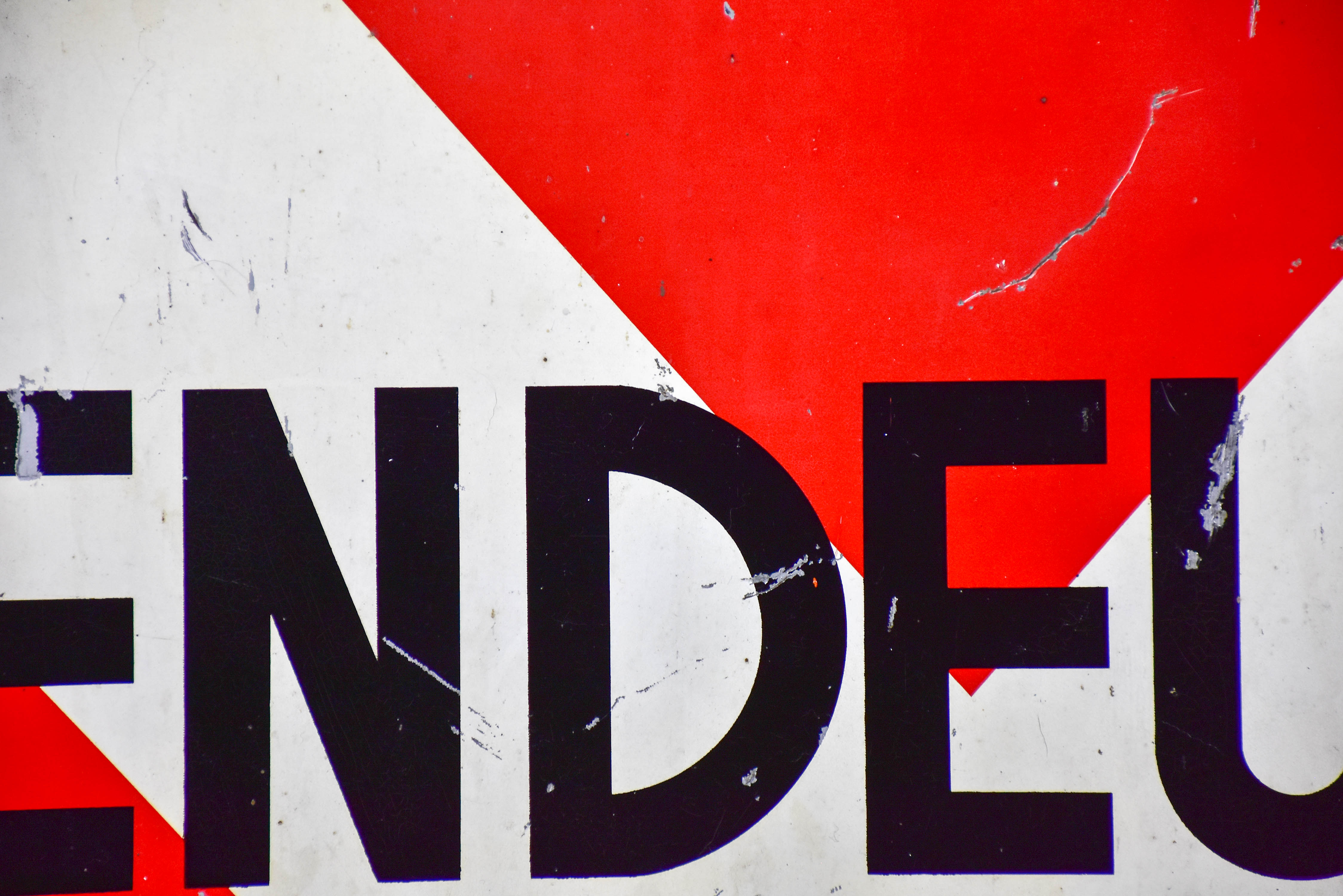 Vintage French sign - Vendeurve