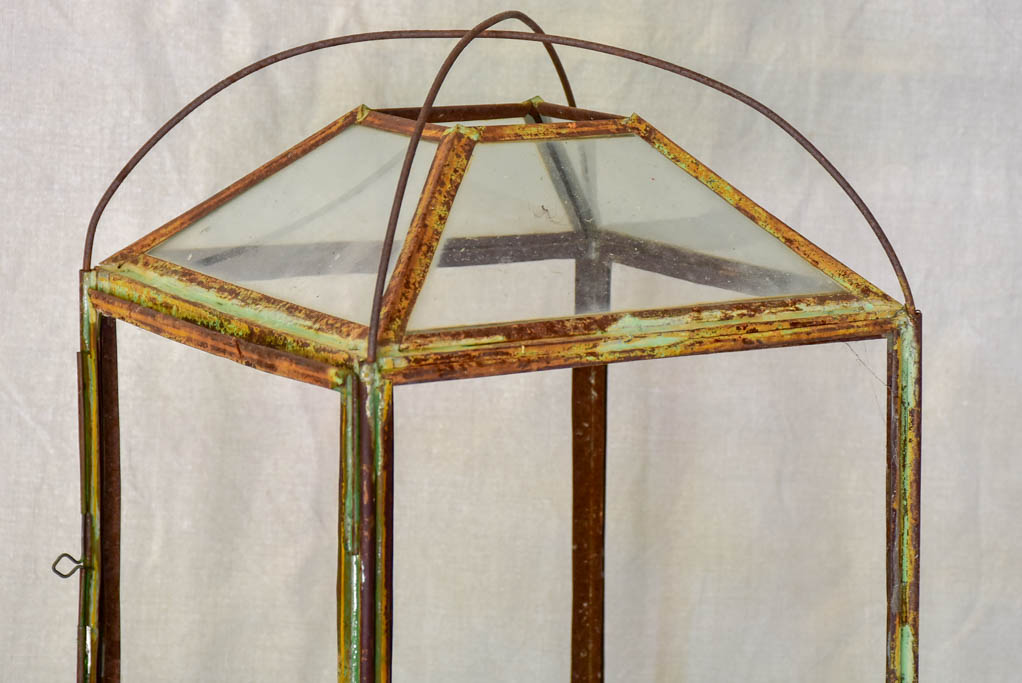 RESERVED Rustic 19th Century French lantern 15¾"