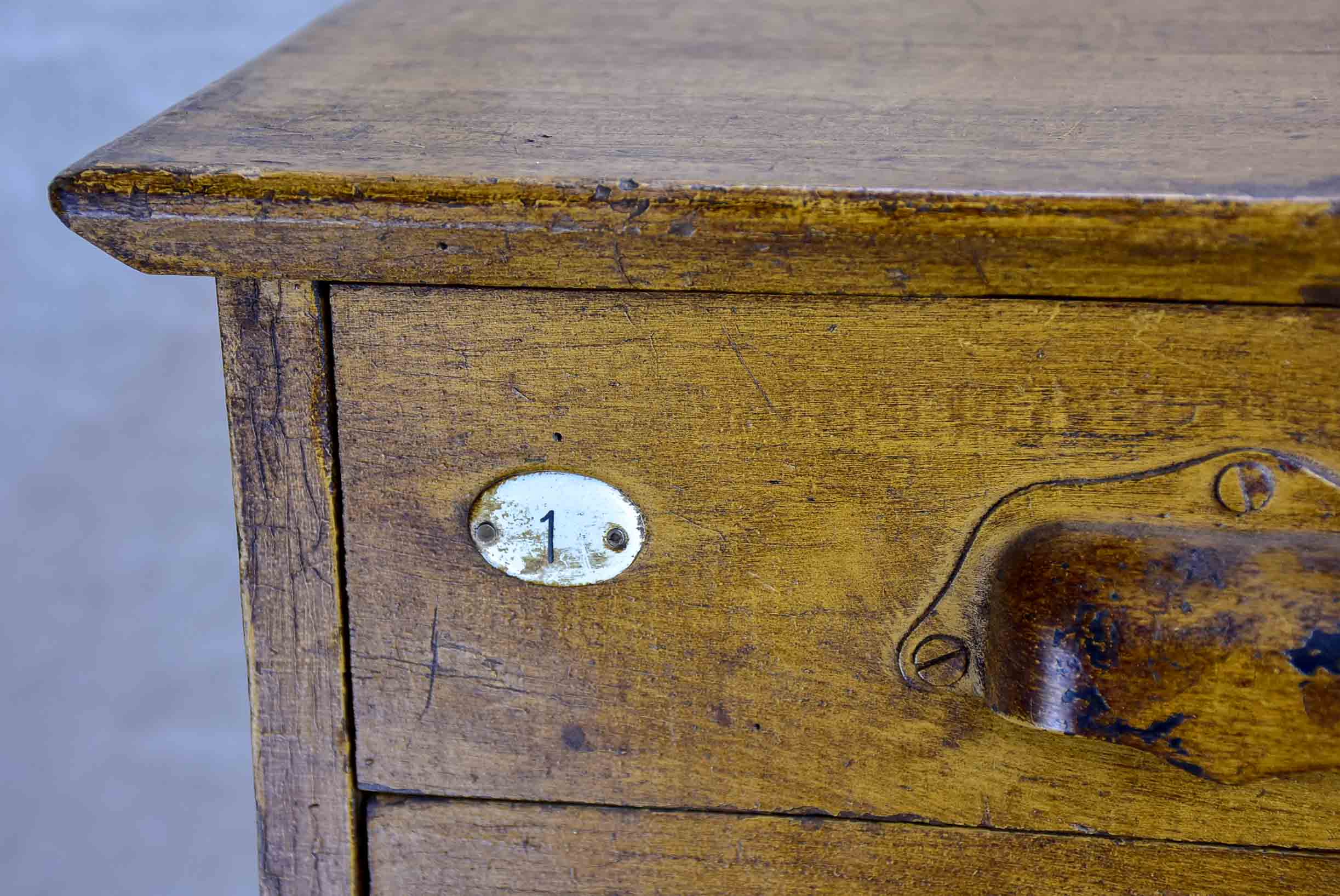 Antique French atelier drawers