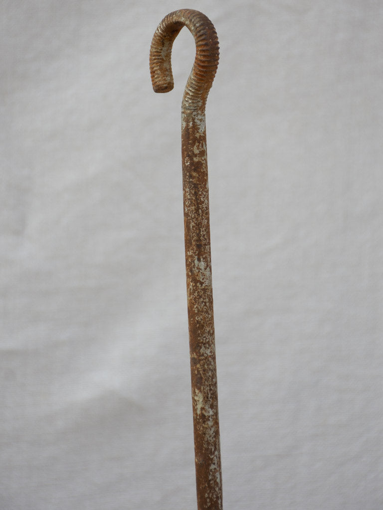 Late 19th century French butcher's sausage presentation hooks
