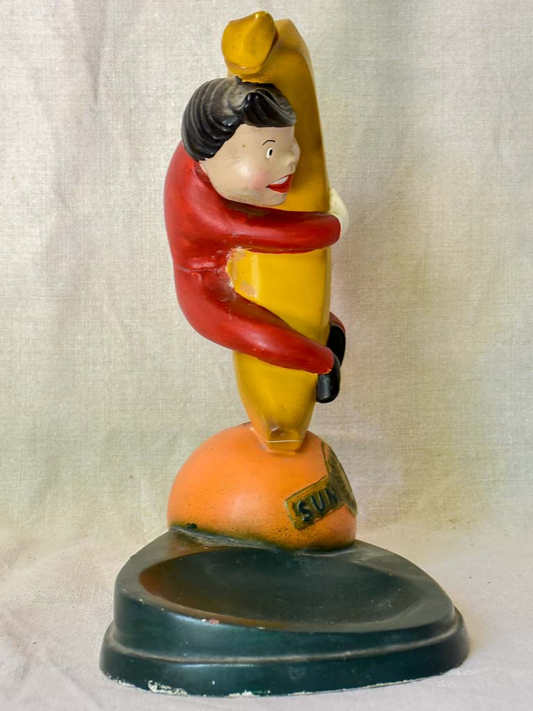 1970's plaster advertising display - Sun Drop