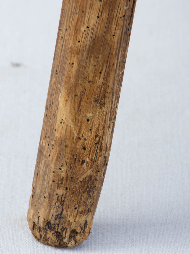 RESERVED Primitive milking stool with three legs