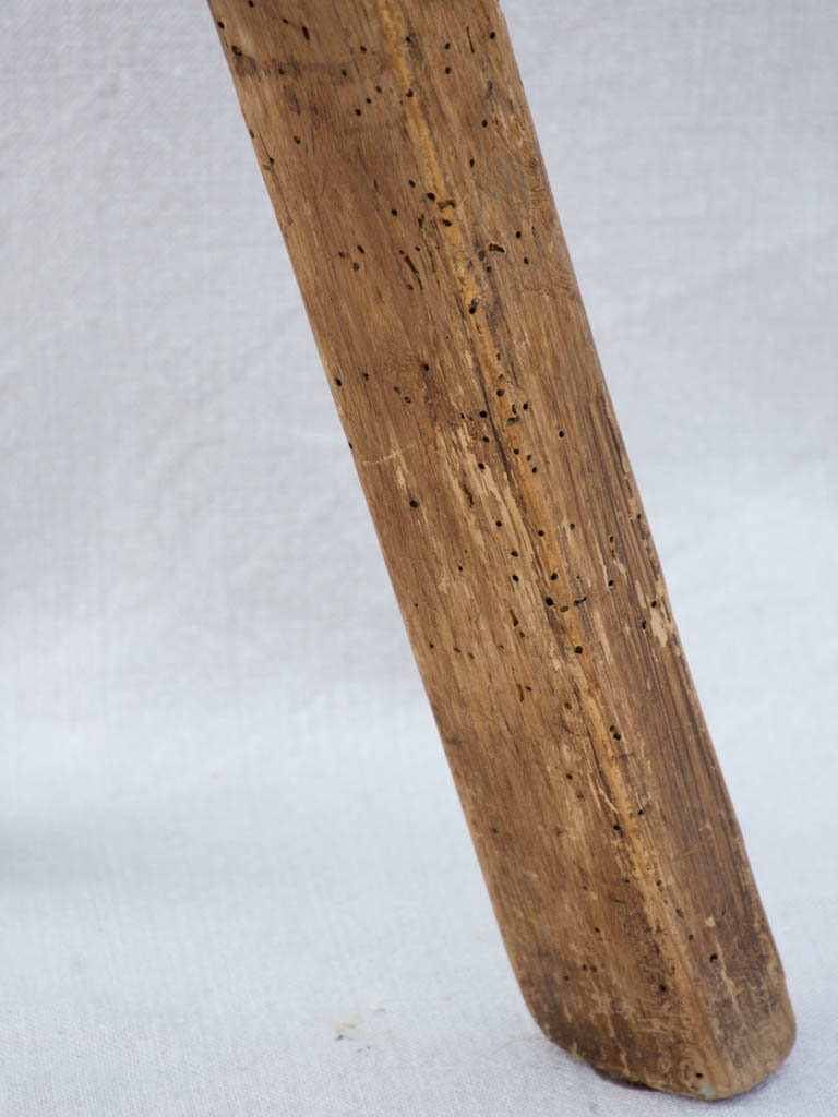 RESERVED Primitive milking stool with three legs