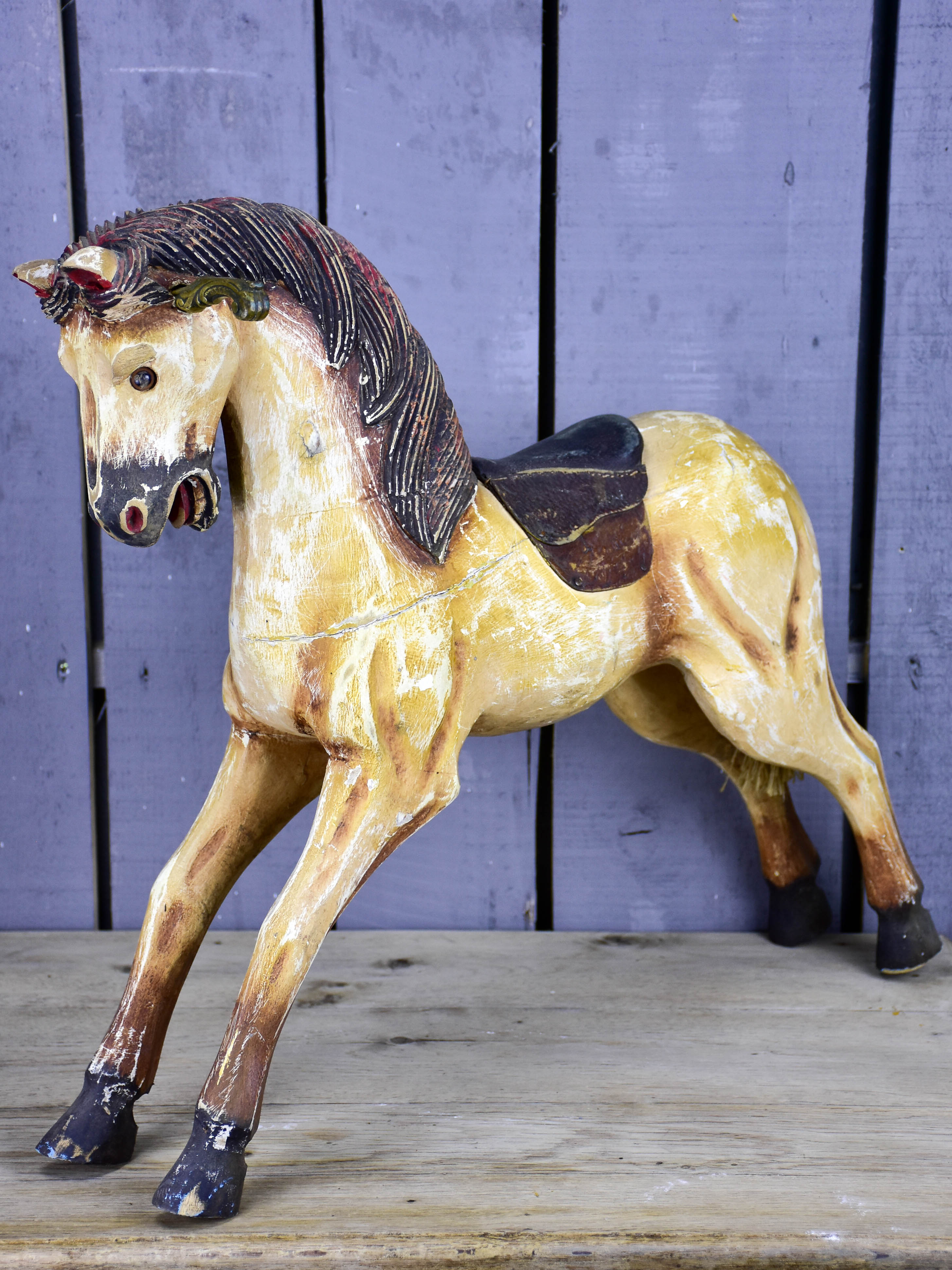 Antique French toy horse