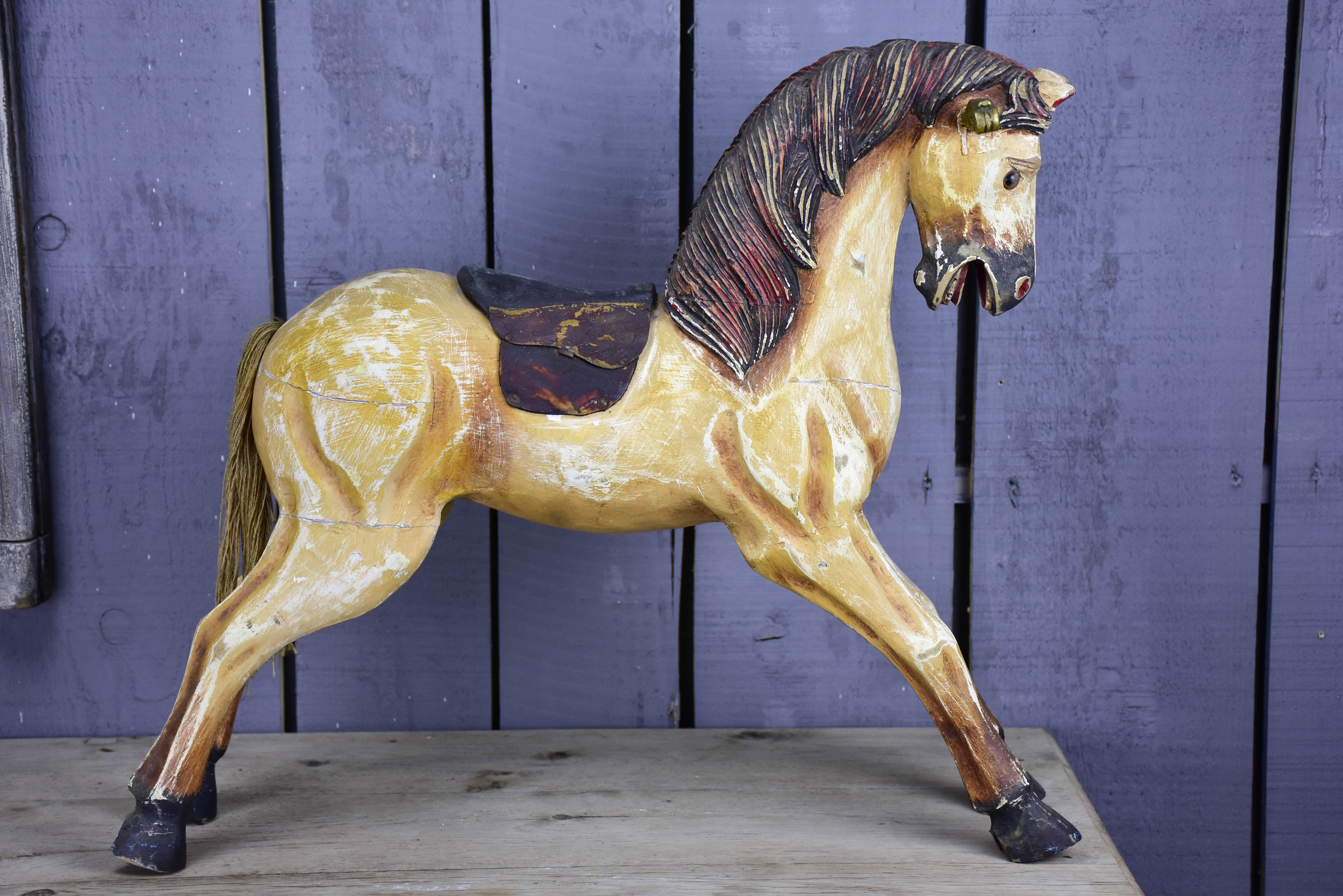 Antique French toy horse