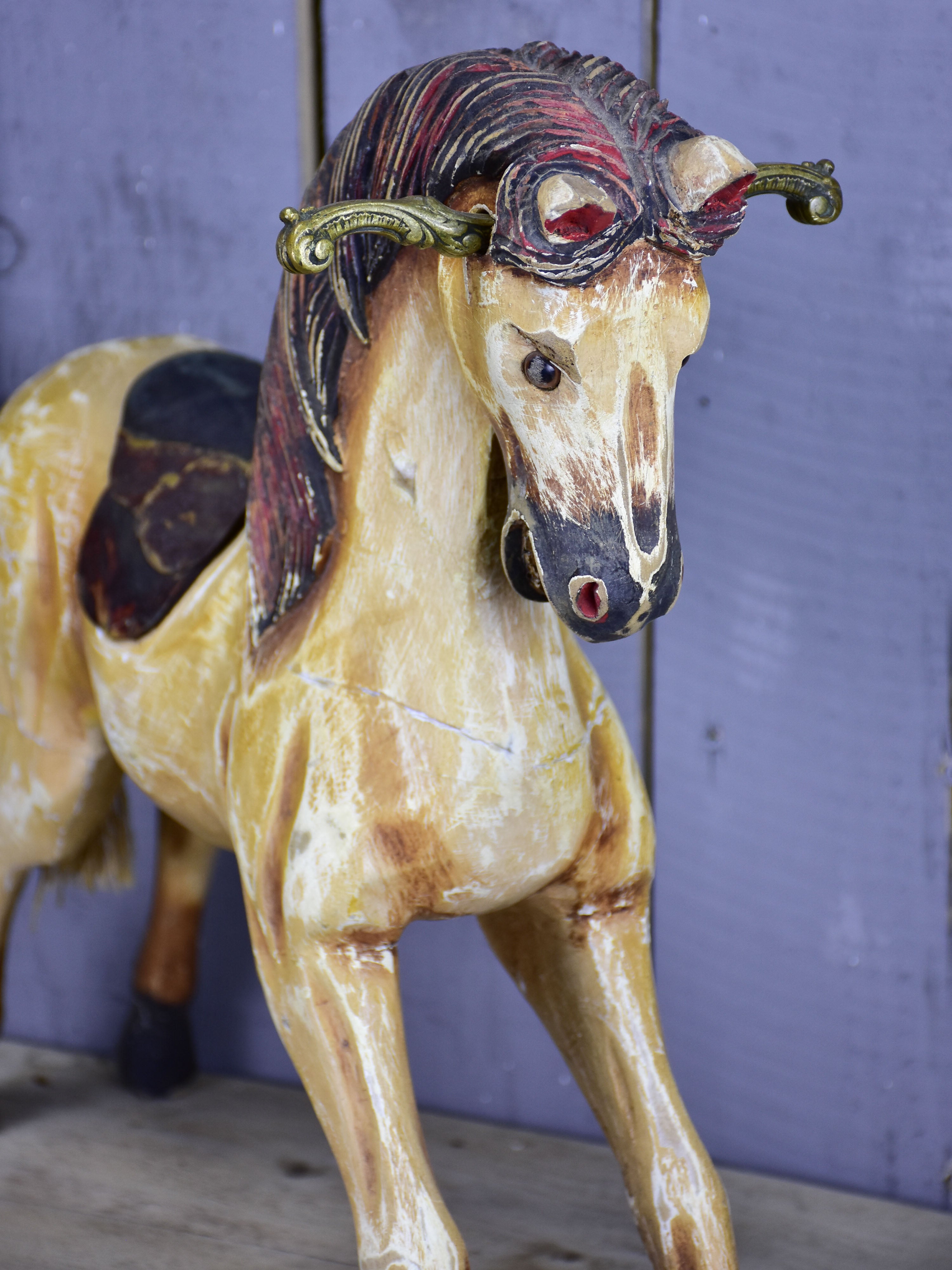 Antique French toy horse