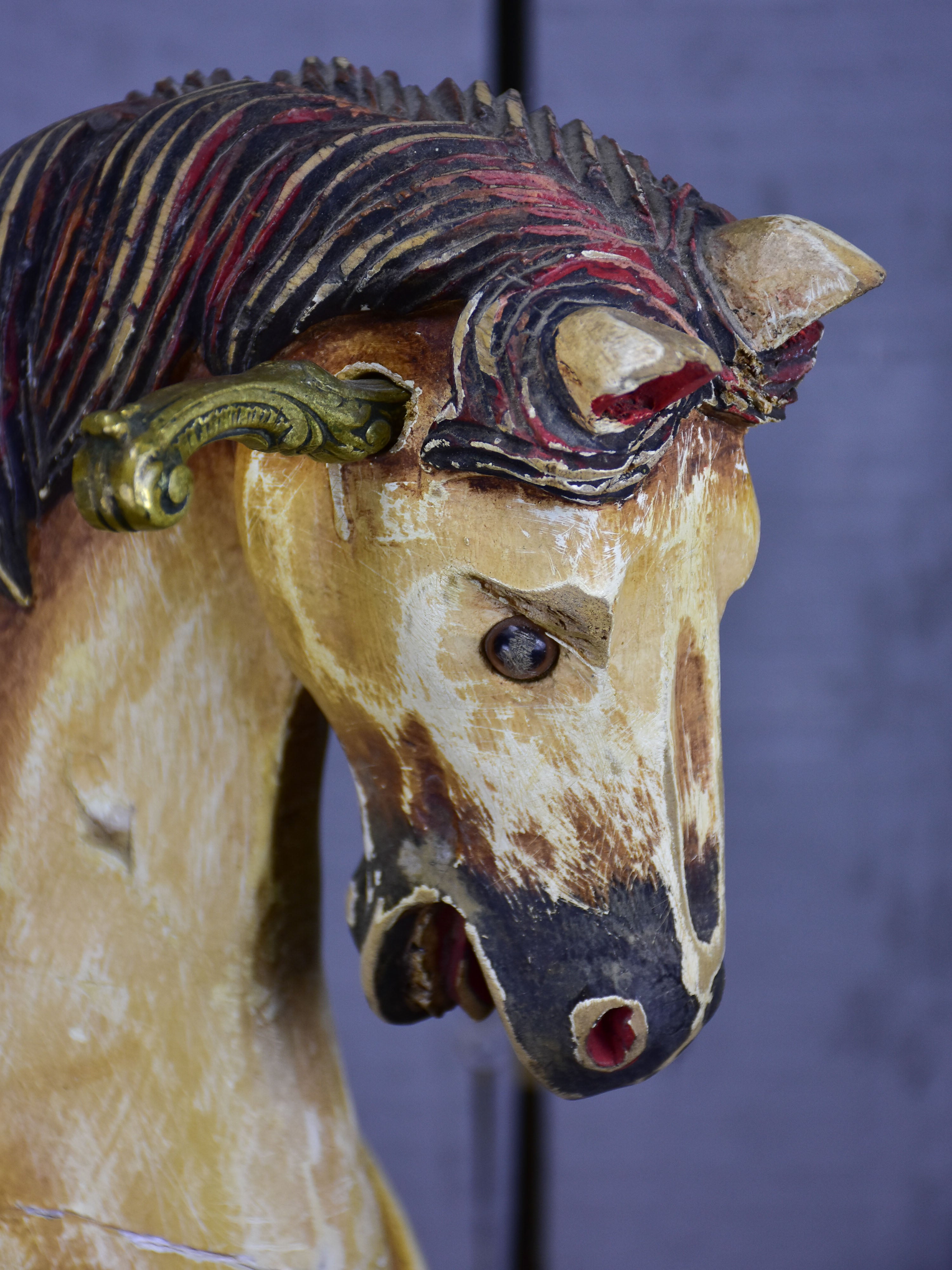 Antique French toy horse
