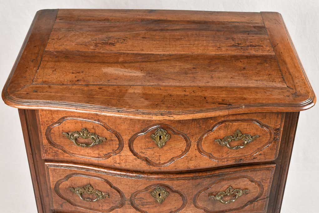 Louis XIV 3 drawer commode - walnut 36¼" wide