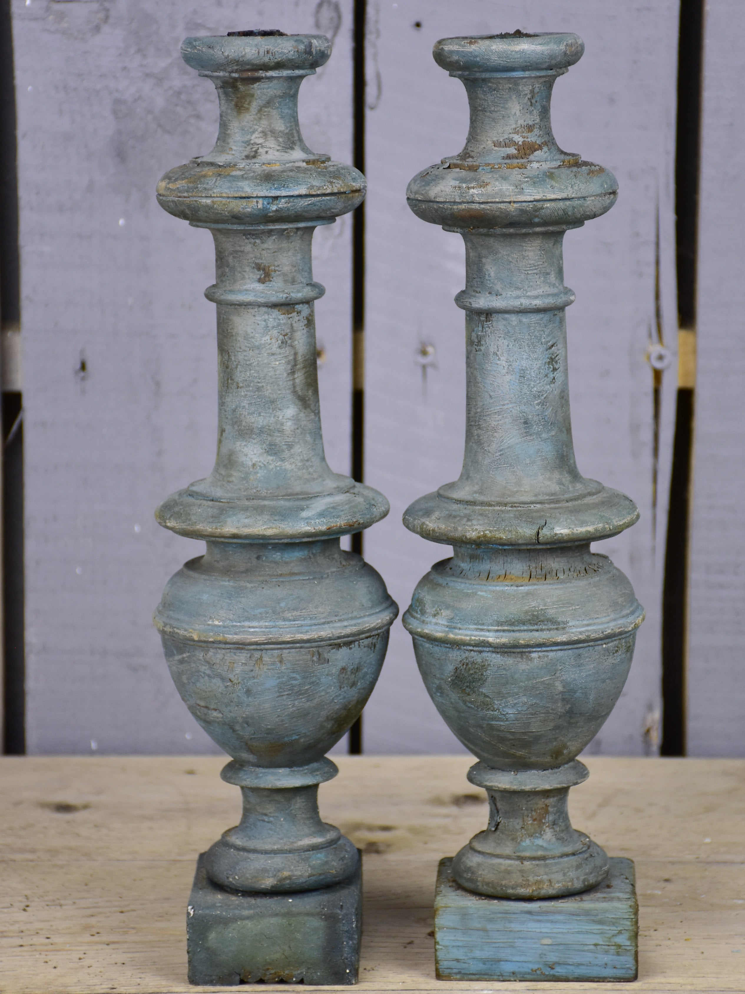 Artisan-made French candlesticks