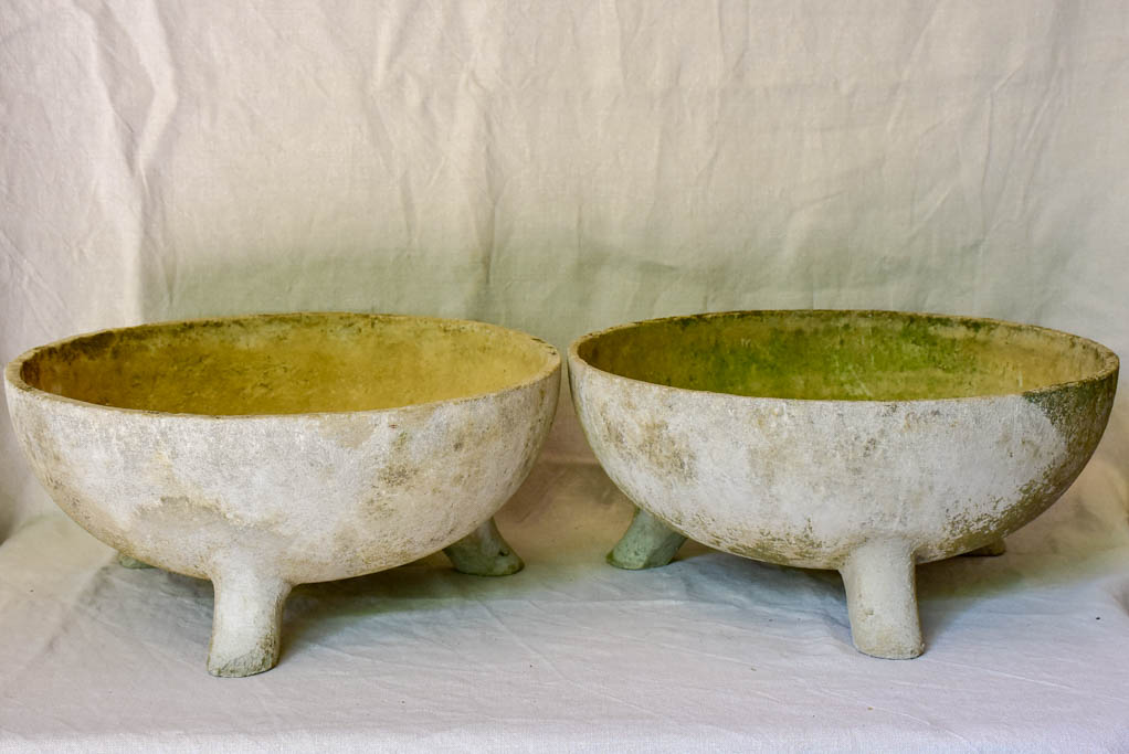 Pair of Willy Guhl cup shaped planters 19"