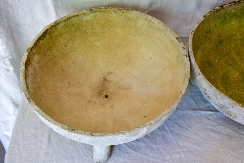 Pair of Willy Guhl cup shaped planters 19"