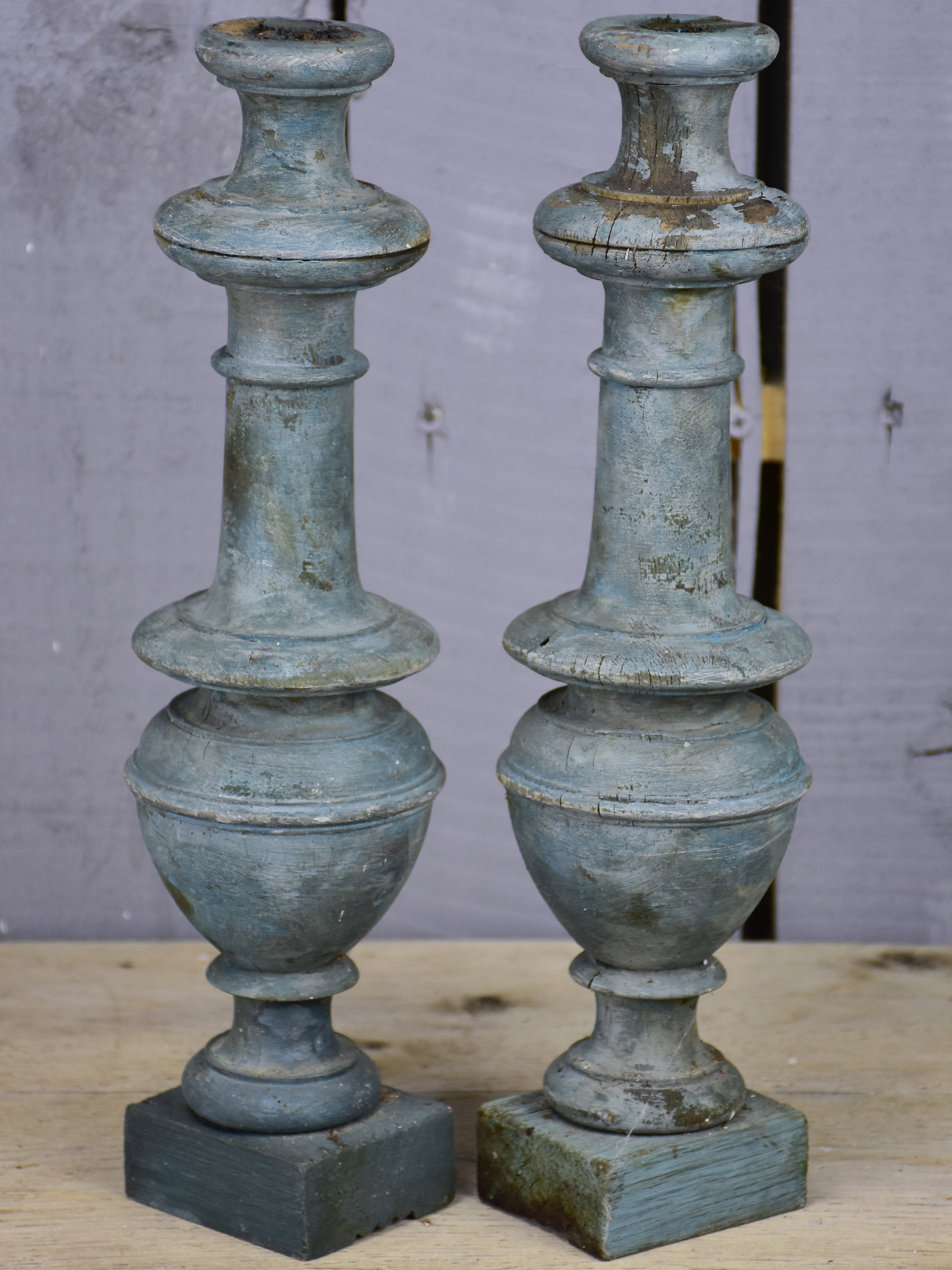 Artisan-made French candlesticks
