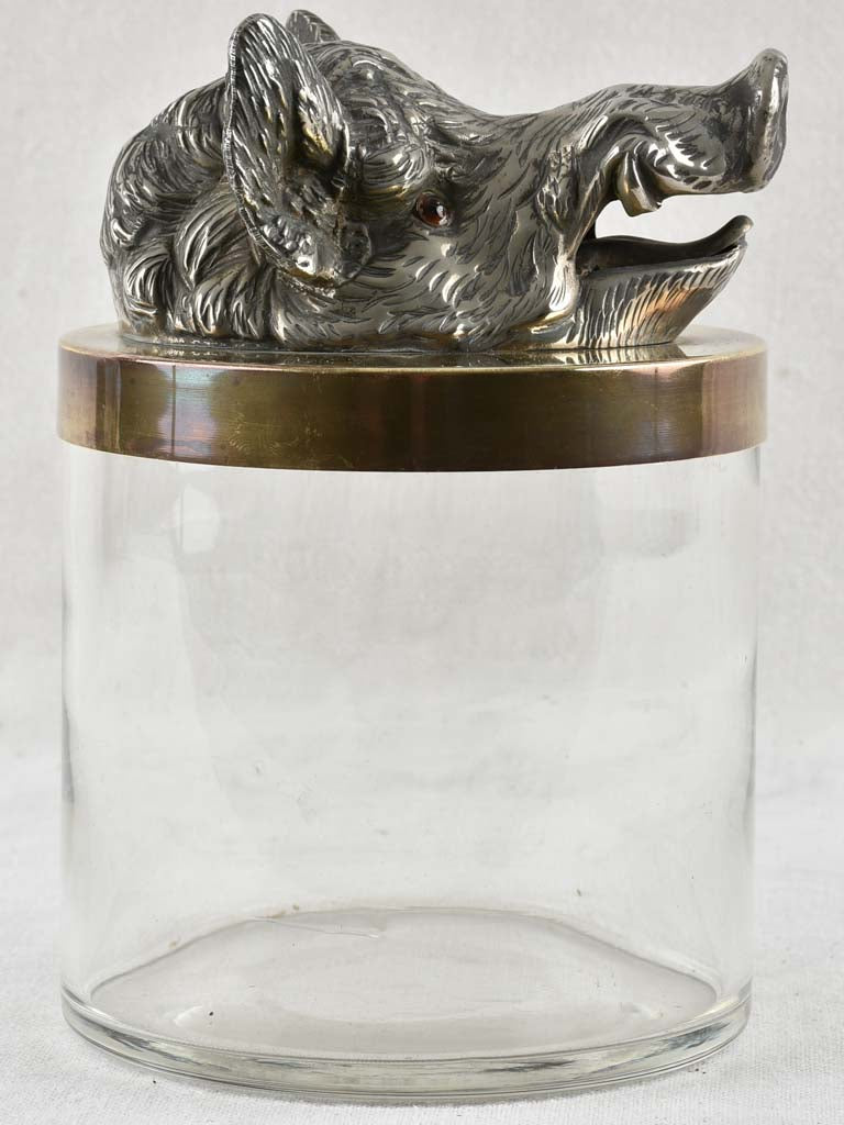 1930s lidded Ice bucket / container wild bore