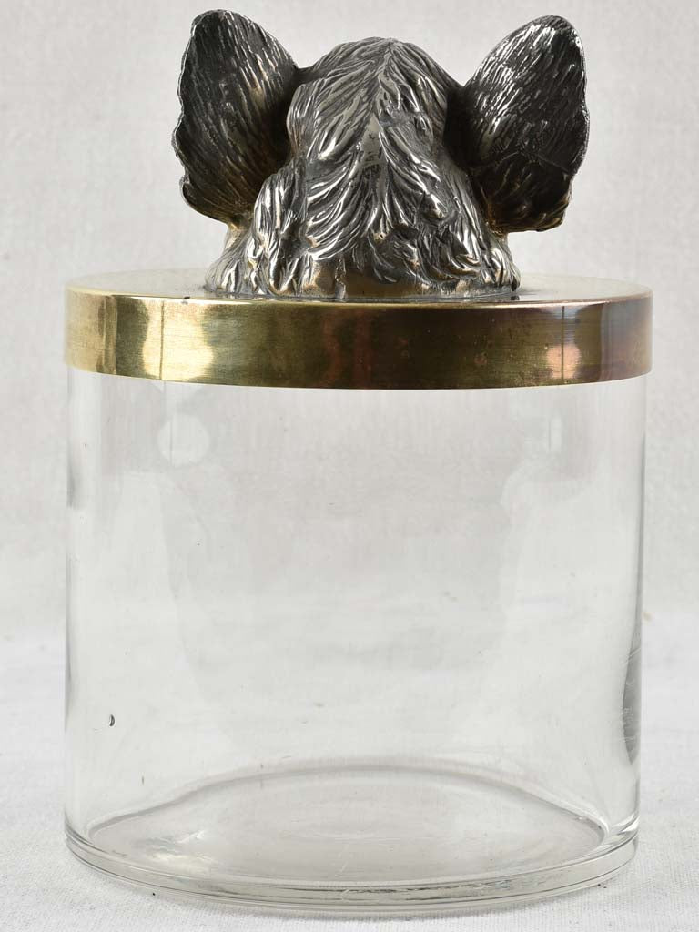 1930s lidded Ice bucket / container wild bore