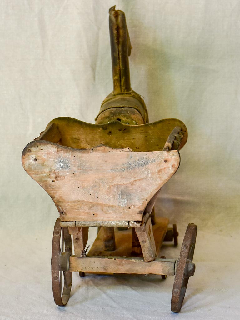 19th Century French toy horse and cart