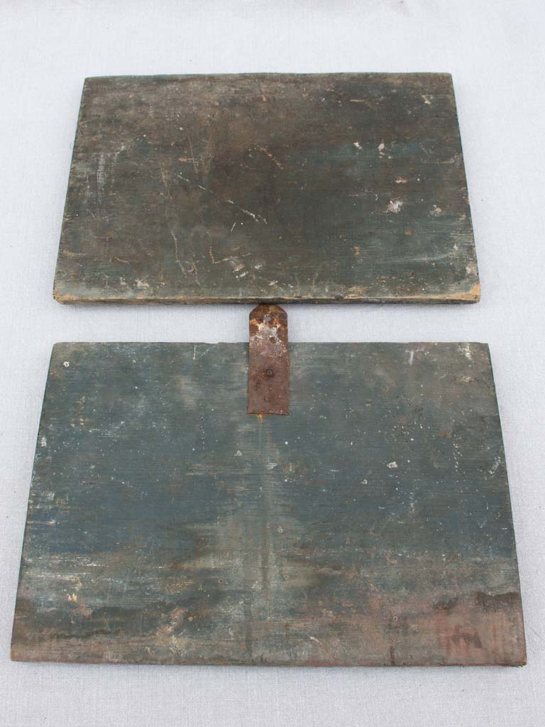 2 horse nameplates from 1937 - Coquette and Fauvette 13¾" x 9¾"