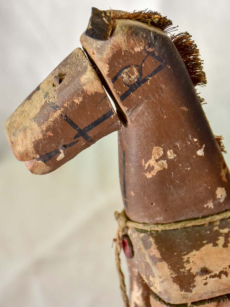 19th Century French toy horse and cart