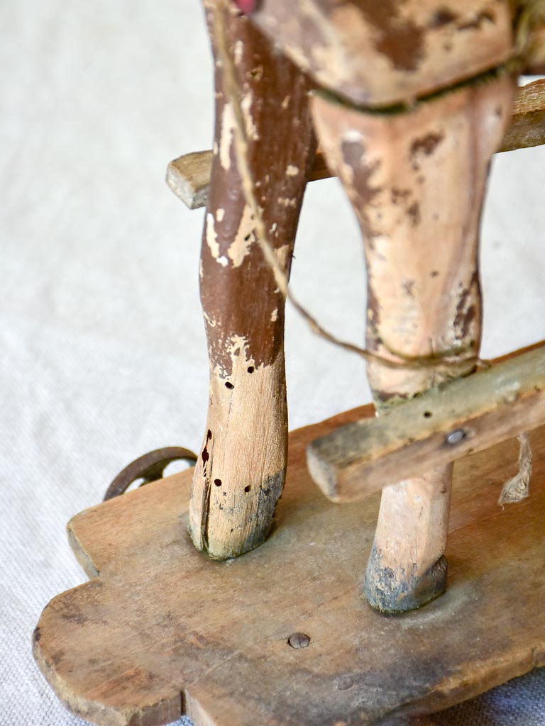 19th Century French toy horse and cart