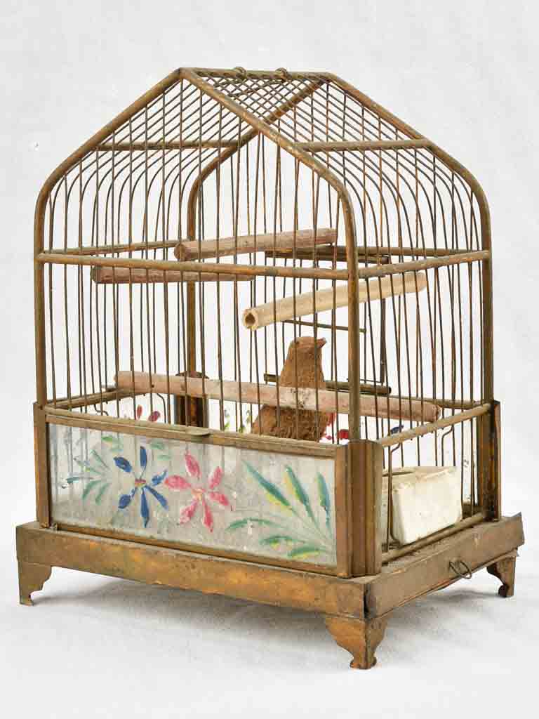 Pretty French Bird cage - 1940s - 13¾"