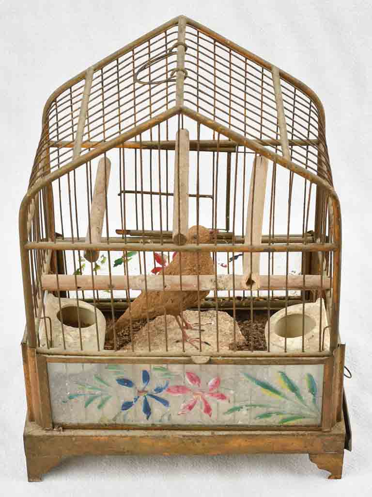 Pretty French Bird cage - 1940s - 13¾"