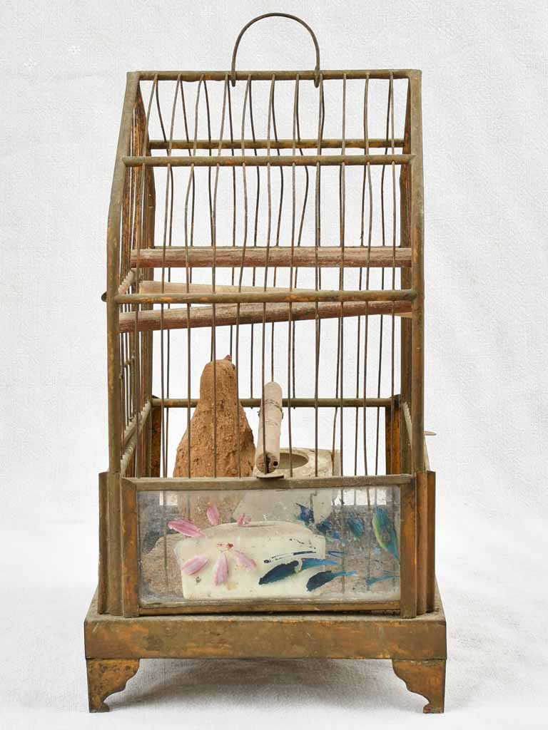 Pretty French Bird cage - 1940s - 13¾"