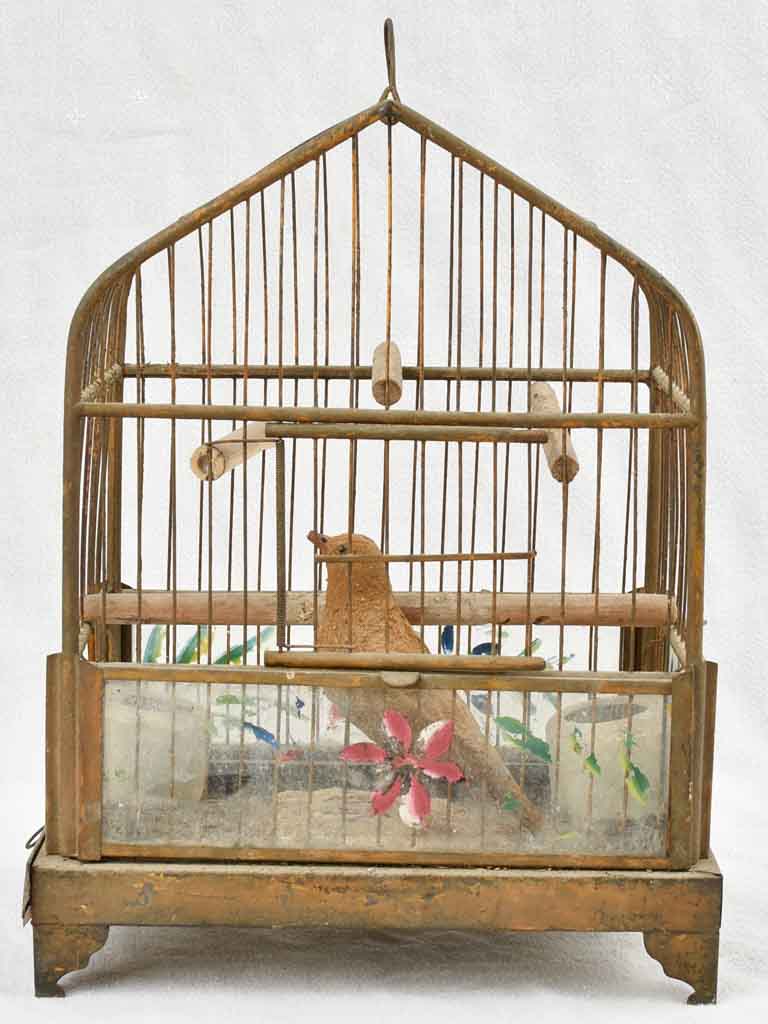 Pretty French Bird cage - 1940s - 13¾"