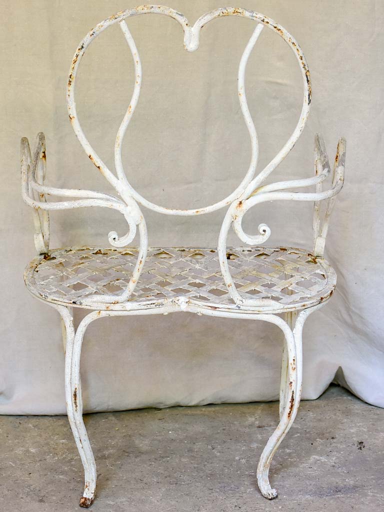 RESERVED MDD Pair of whimsical French garden armchairs