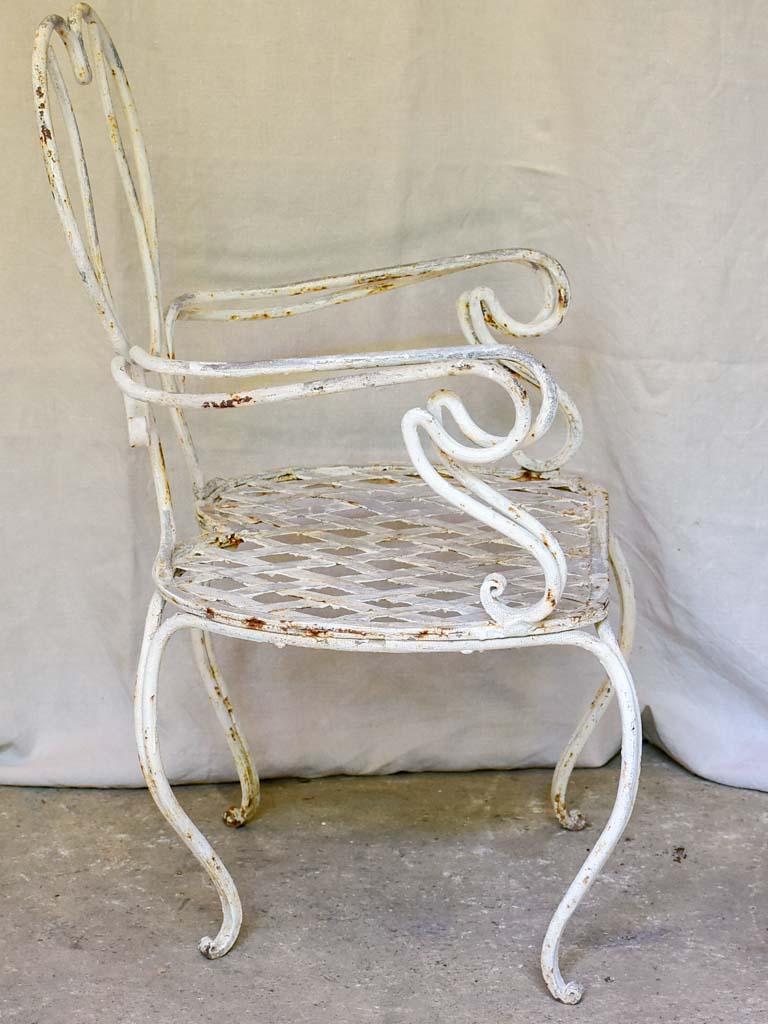 RESERVED MDD Pair of whimsical French garden armchairs