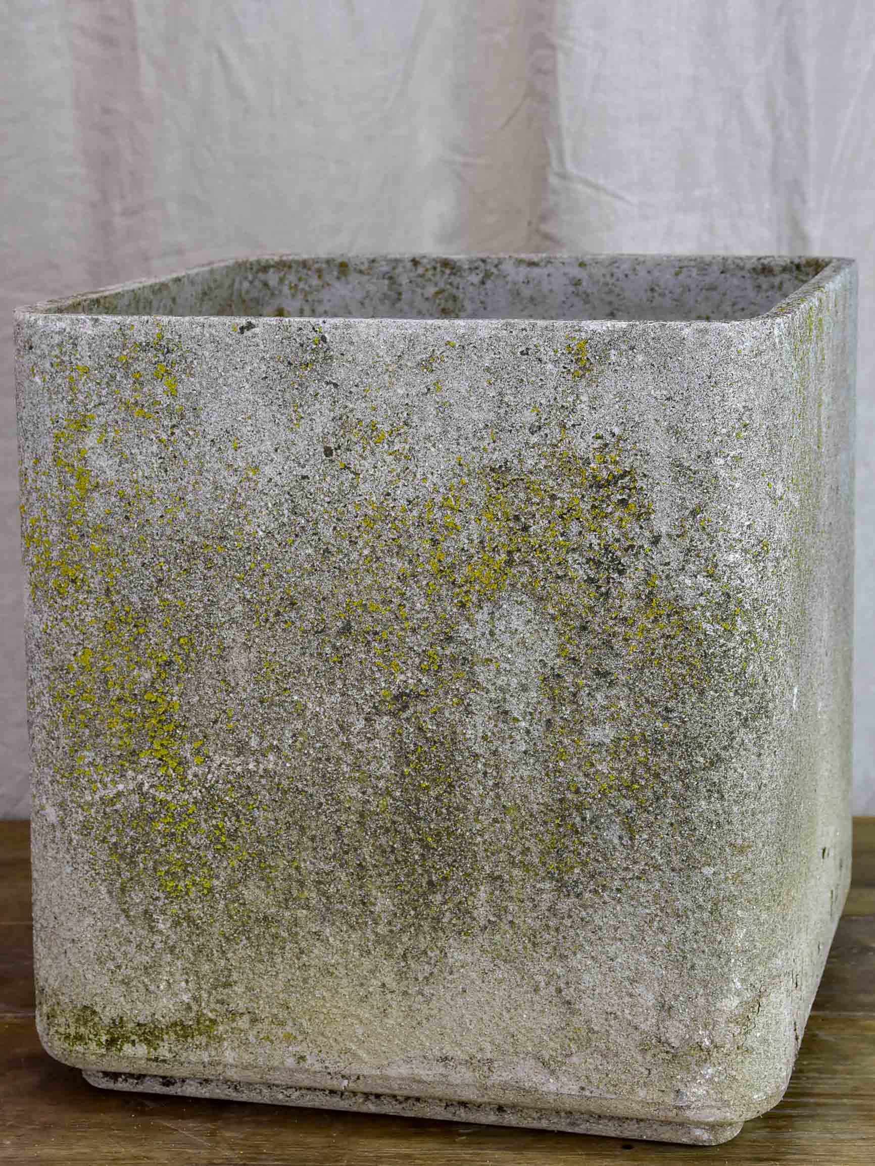 Pair of large square Willy Guhl garden planters