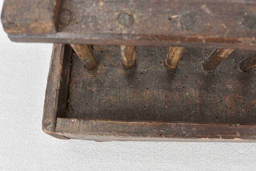 Antique French rabbit feeder 18½"